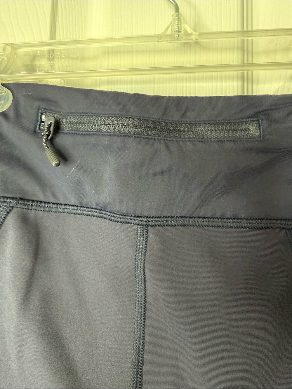 LULULEMON Black Pace Rival Crop 22” Medium Rise Pockets Luxtreme Leggings Sz 8 - Picture 6 of 14